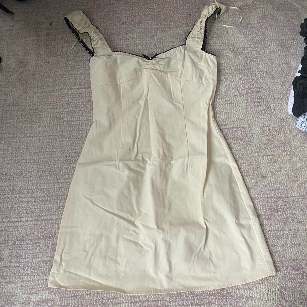 Lioness White Ruffle Mini Dress - NWT